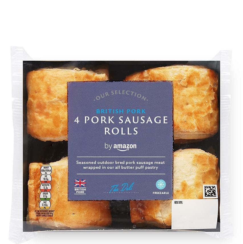 by Amazon Our Selection 4 Pork Sausage Rolls, 188g