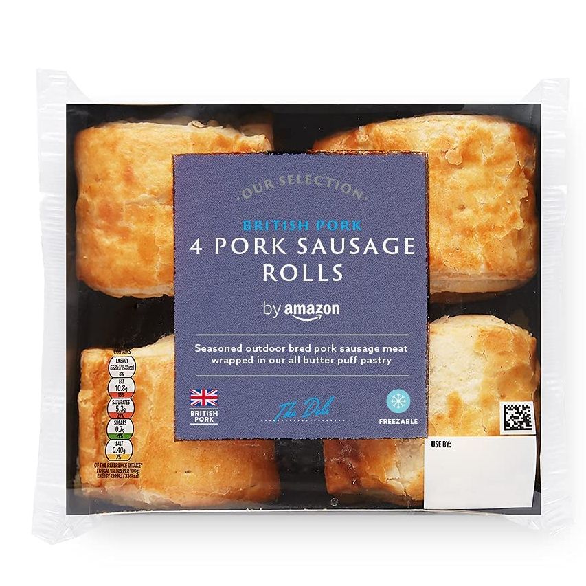 by Amazon Our Selection 4 Pork Sausage Rolls, 188g