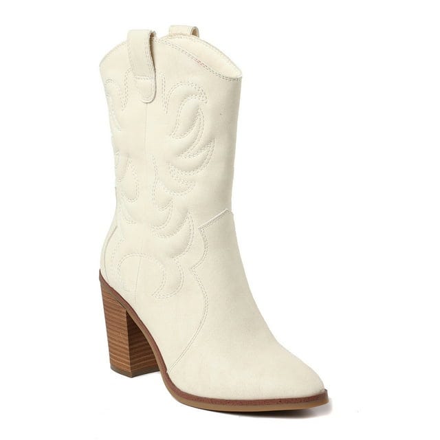 The Pioneer Woman Mid-Calf Embroidered Western Boots