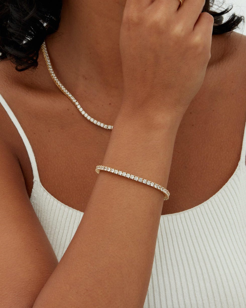 Cubic Zirconia Tennis Bracelet