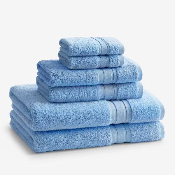 7 Best Turkish Towels Of 2024   1709663593 Blue Water The Company Store Bath Towels 59083 Os Blue Water 64 600 65e76544bbd45 