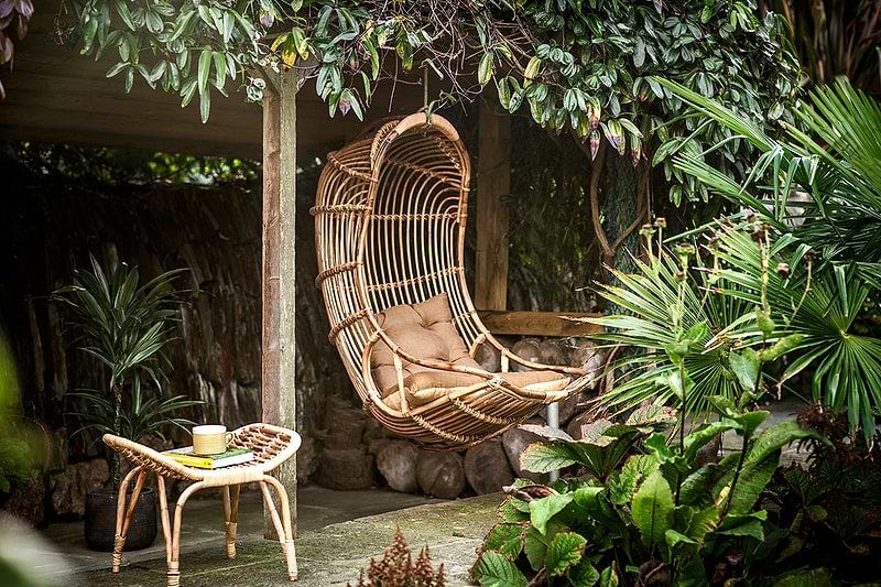 Nesari Rattan Hanging Chair Natural