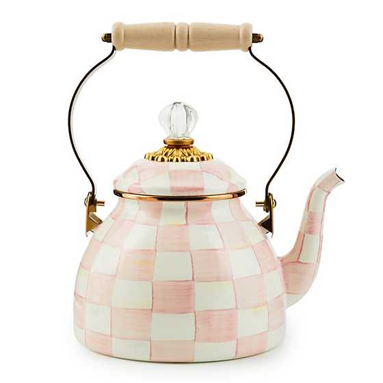 Rosie Check 2 Quart Tea Kettle