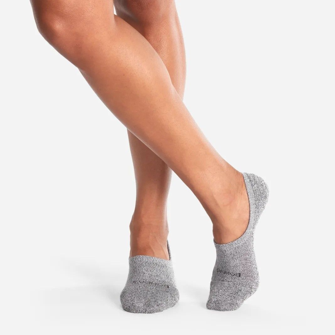 Invisible Sling Socks Women Ice Silk Sling High Heels Boat Socks Summer  Sweat-absorbing Non Slip Front Padded Socks