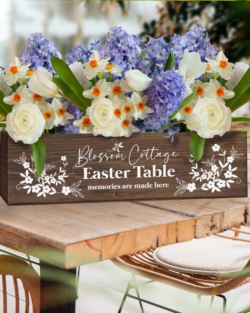 Personalised Easter Table Centrepiece