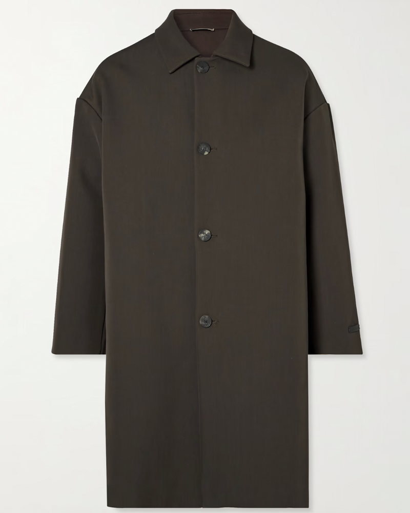 Eternal Cotton and Wool-Blend Twill Coat