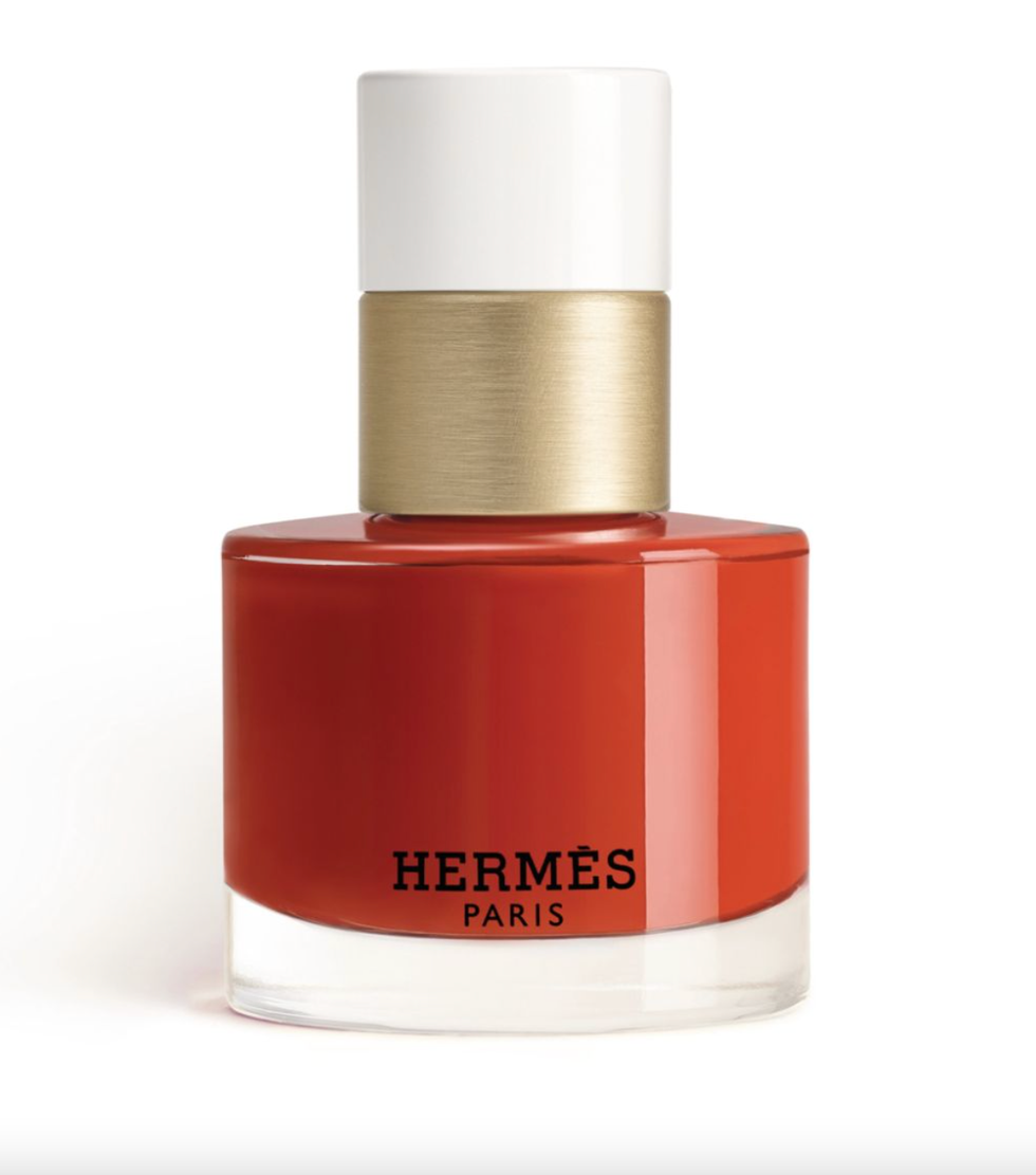 Les Mains Hermès Nail Enamel in Orange Brule