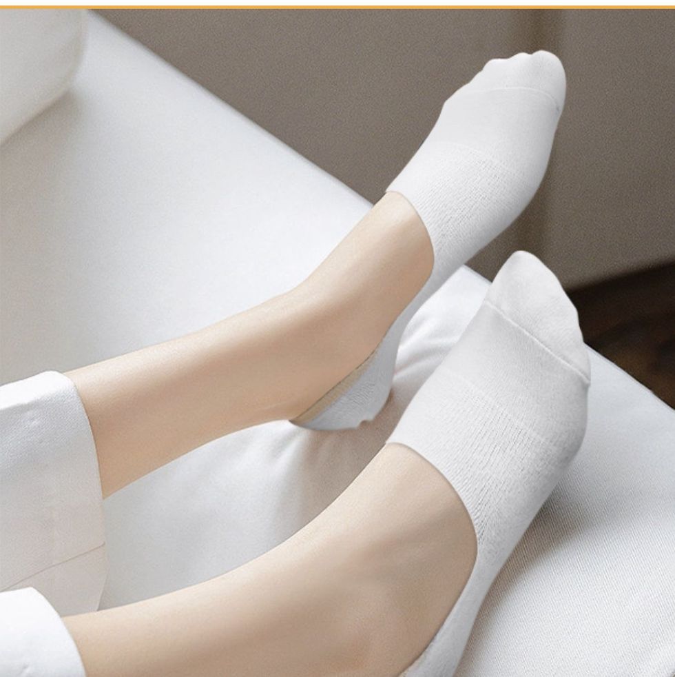 5 Pairs Cotton Half Socks Toe Topper Liner Toe Cover Socks