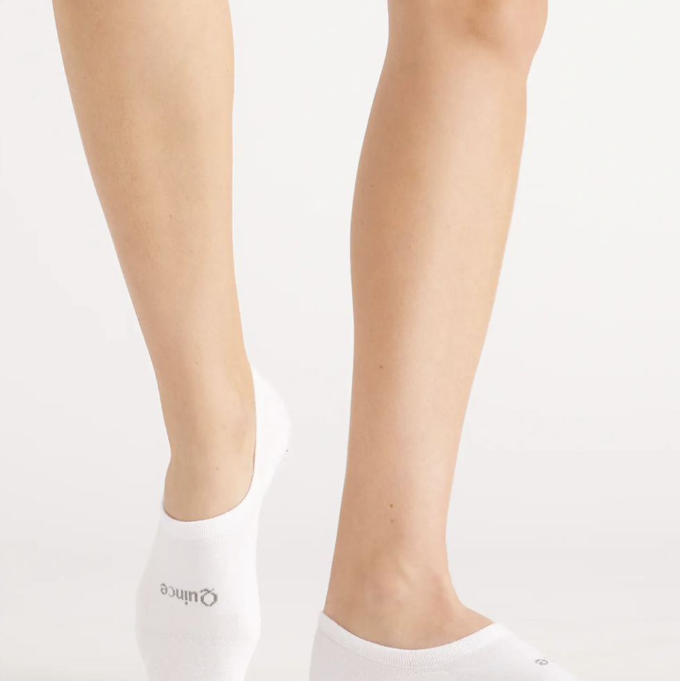 Non Slip Cotton Boat Line Ankle Sock Ballet Slippers For Women