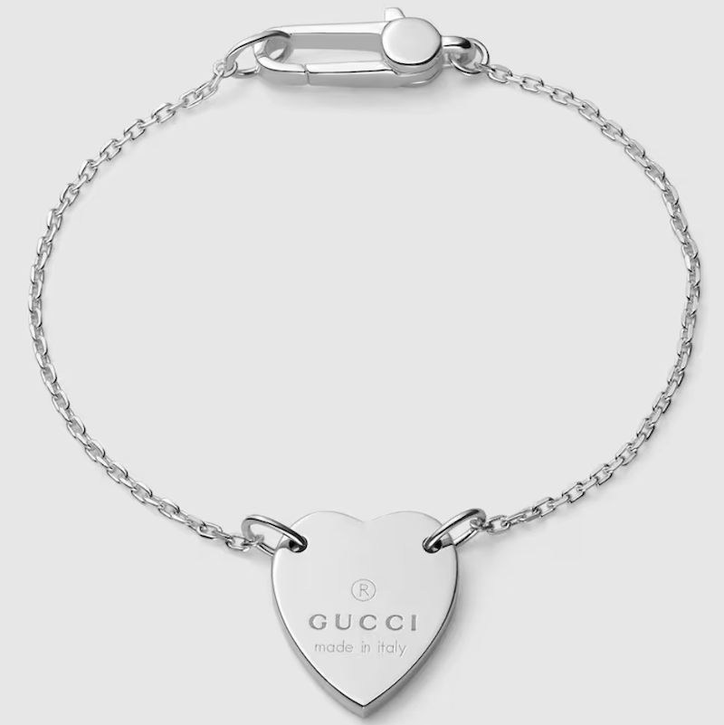 Trademark Bracelet with Heart Pendant