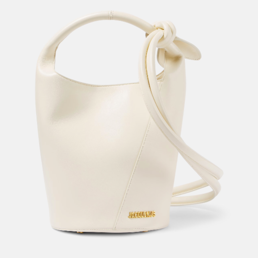 Le Petit Tourni Mini Leather Bucket Bag