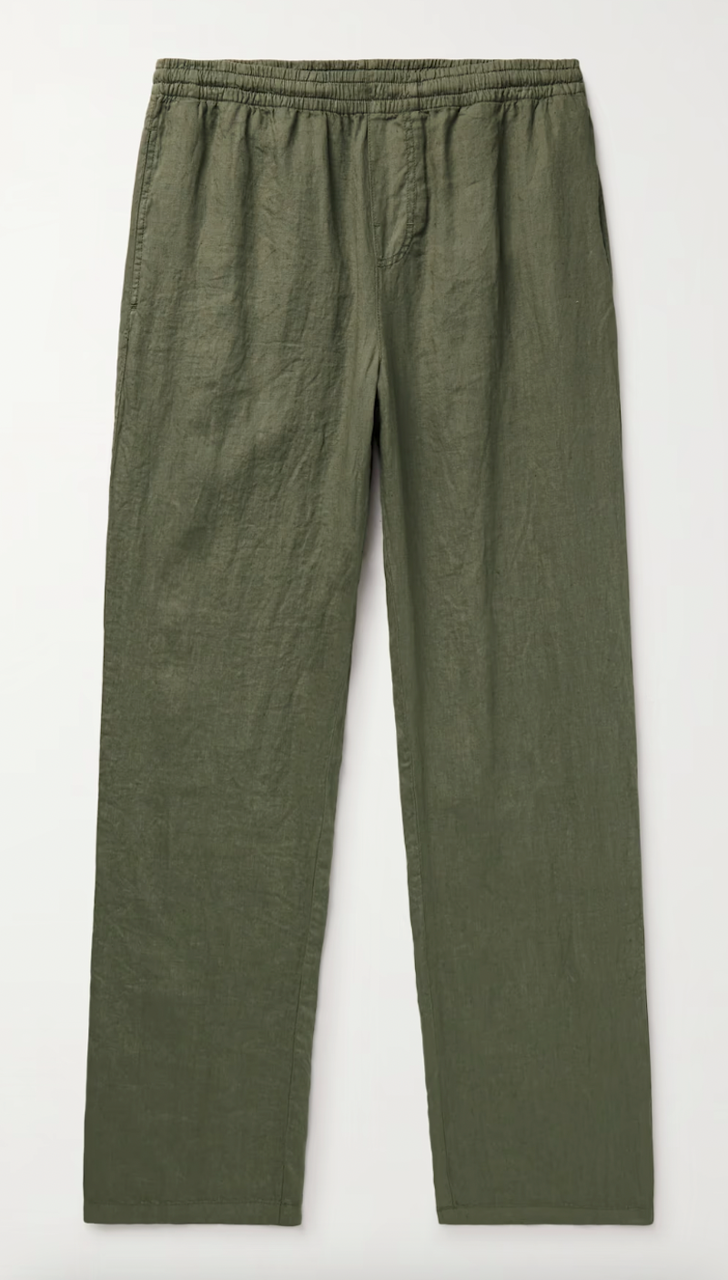 Ventura Straight-Leg Linen Trousers