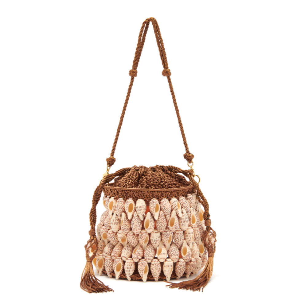 Nadia Seashell Bucket Bag