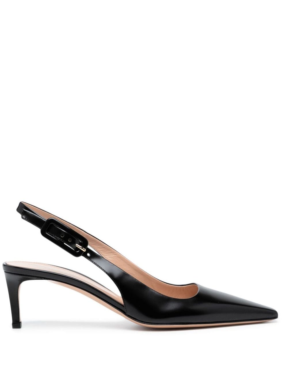 Slingback nere kitten heels, Gianvito Rossi