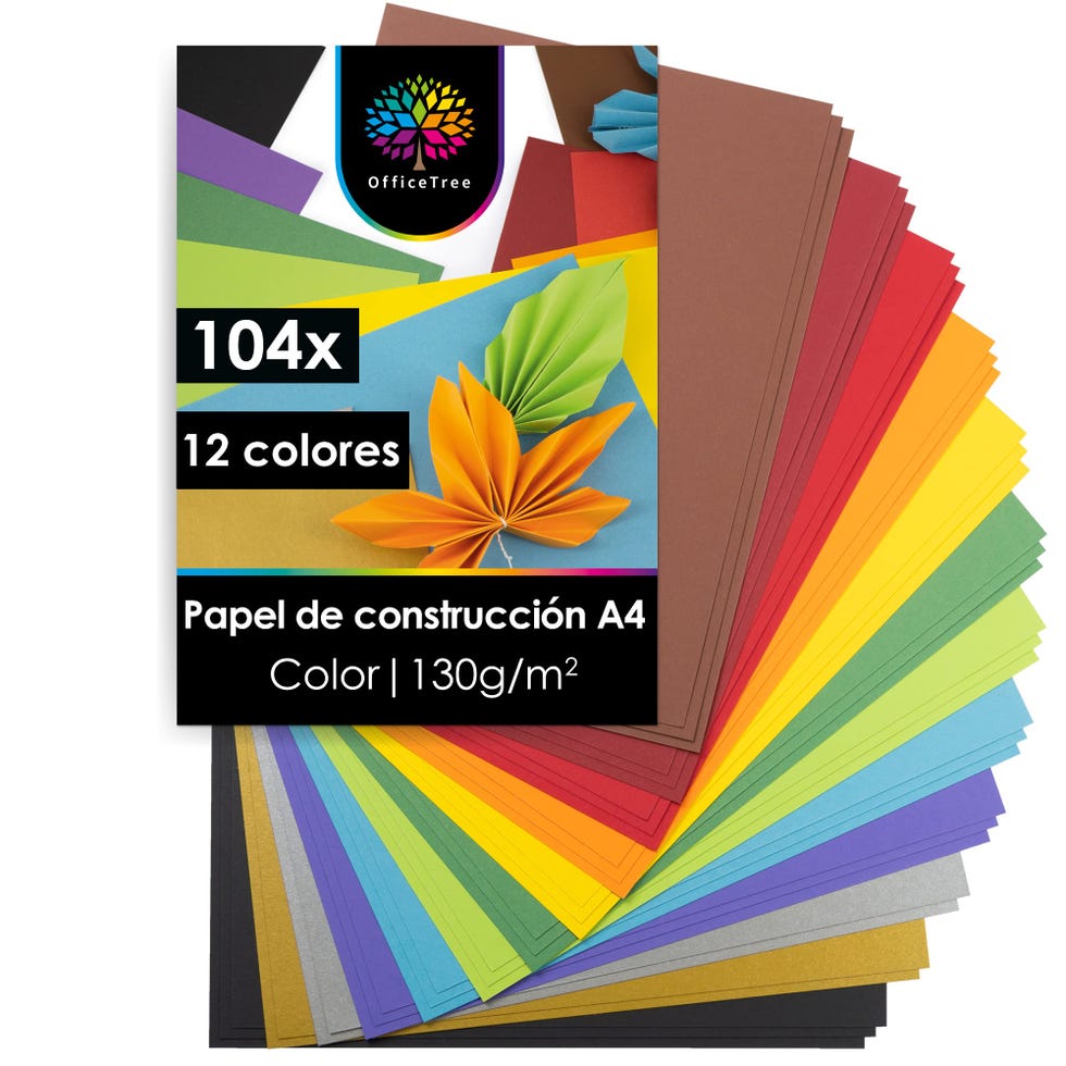 Cartulinas A4 de colores