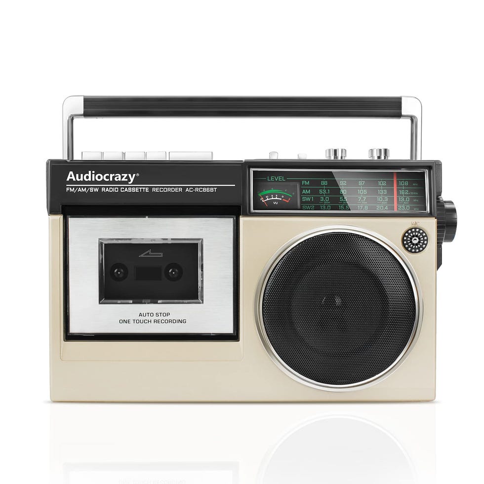 Retro Boombox Cassette Player