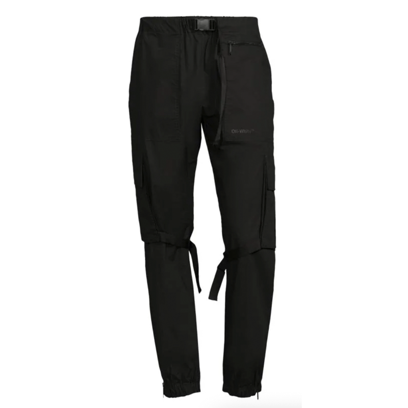 Diag Zip Ankle Track Pants