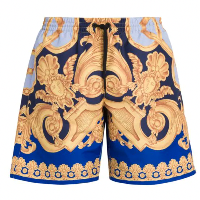 Baroque Print Swim Shorts