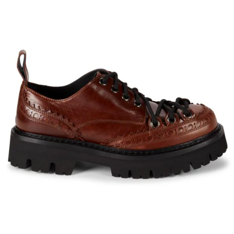 Chunky Oxford Leather Brogues