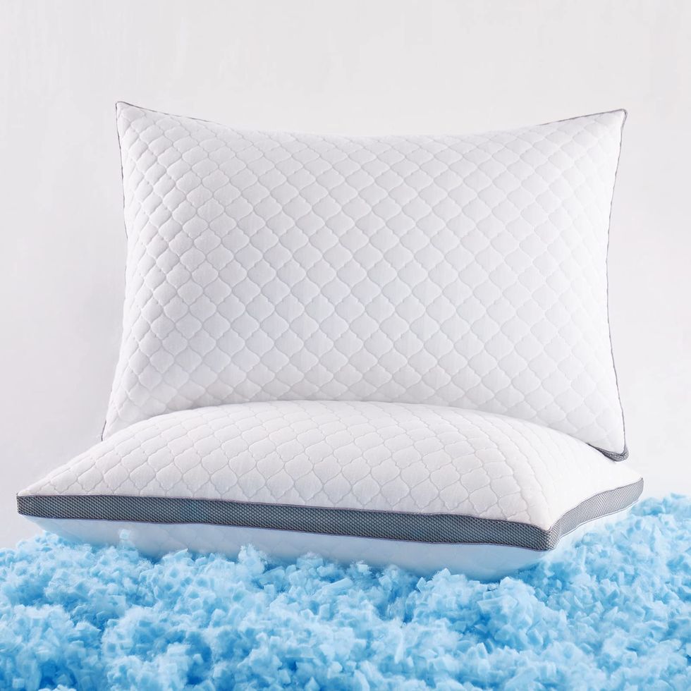 King Size Set of 2 Shredded Memory Foam Pillows