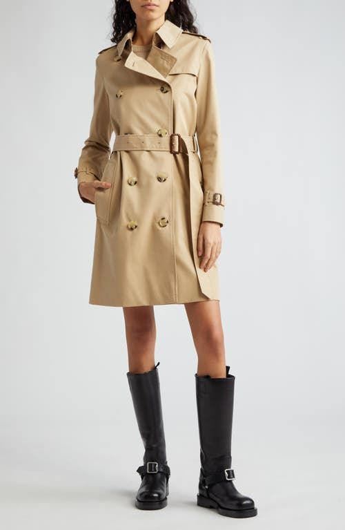 Burberry trench store with hood