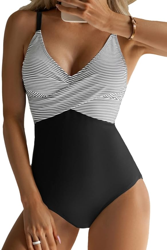  best tankini for large bust high cut bathing suit preppy bathing  suits one piece black and white swimwear for plus size women bride bikinis  1950 bathing suits women's high waisted bikini