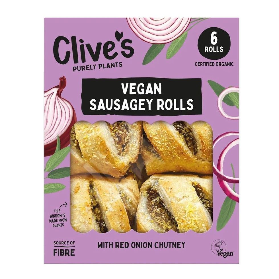 Clive's Vegan Sausagey Rolls with Red Onion Chutney 160g