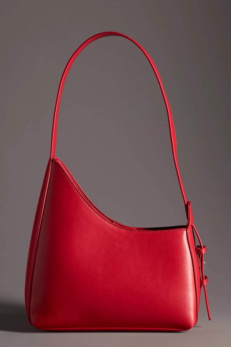 Asymmetrical Buckle Shoulder Bag