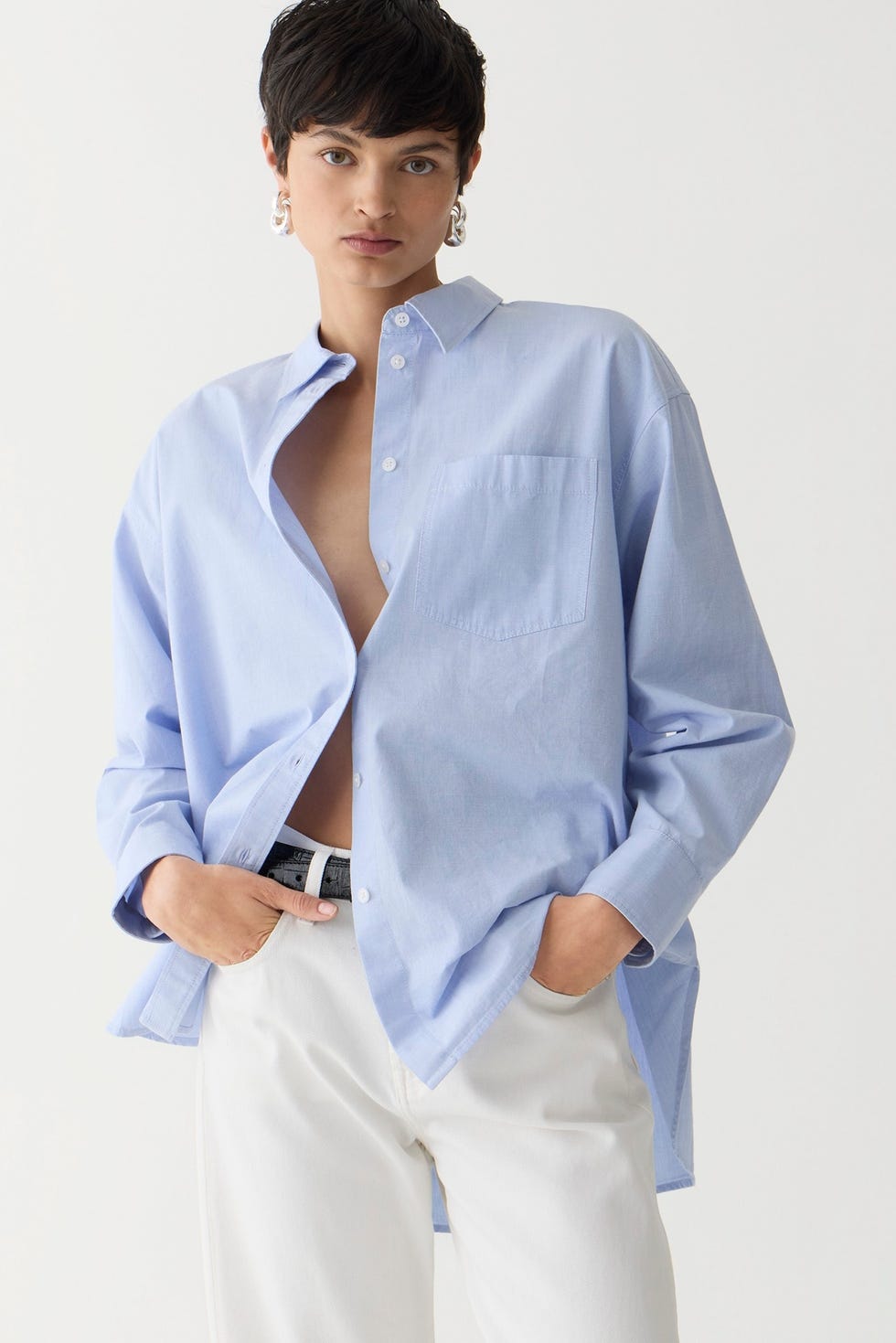 Étienne oversized shirt in lightweight oxford