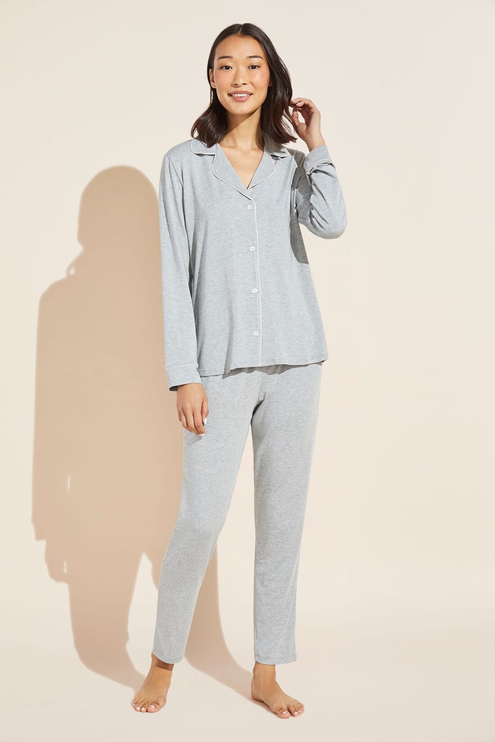 Gisele Tuxedo Slim PJ Set