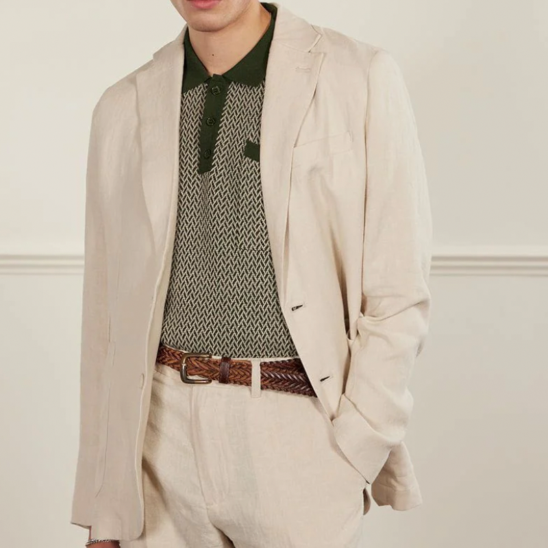 Tailored Linen Blazer