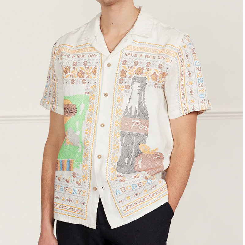 Meal Deal Tapestry Cuban Shirt