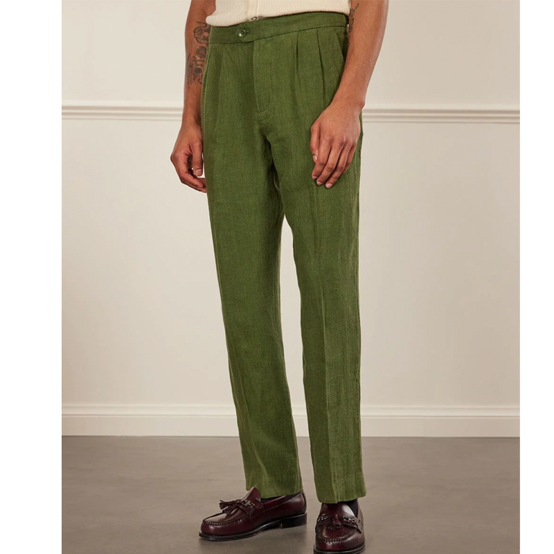 Pleated Tailored Trousers