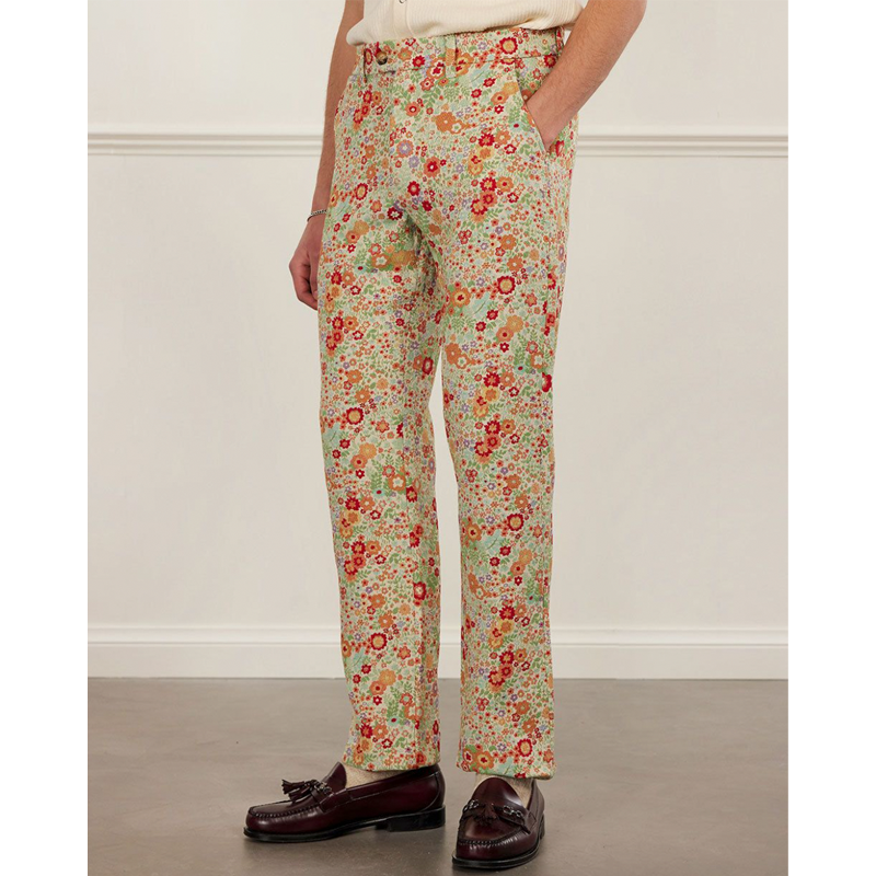 Floral Tailored Trousers