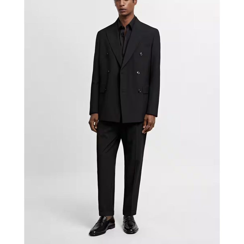 Double-breasted Suit Blazer