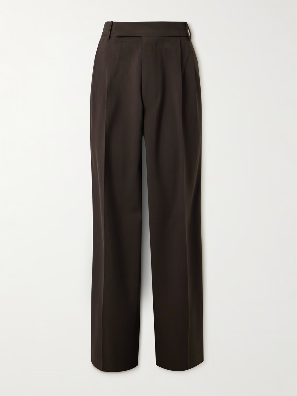 Beo Wide-Leg Pleated Woven Suit Trousers