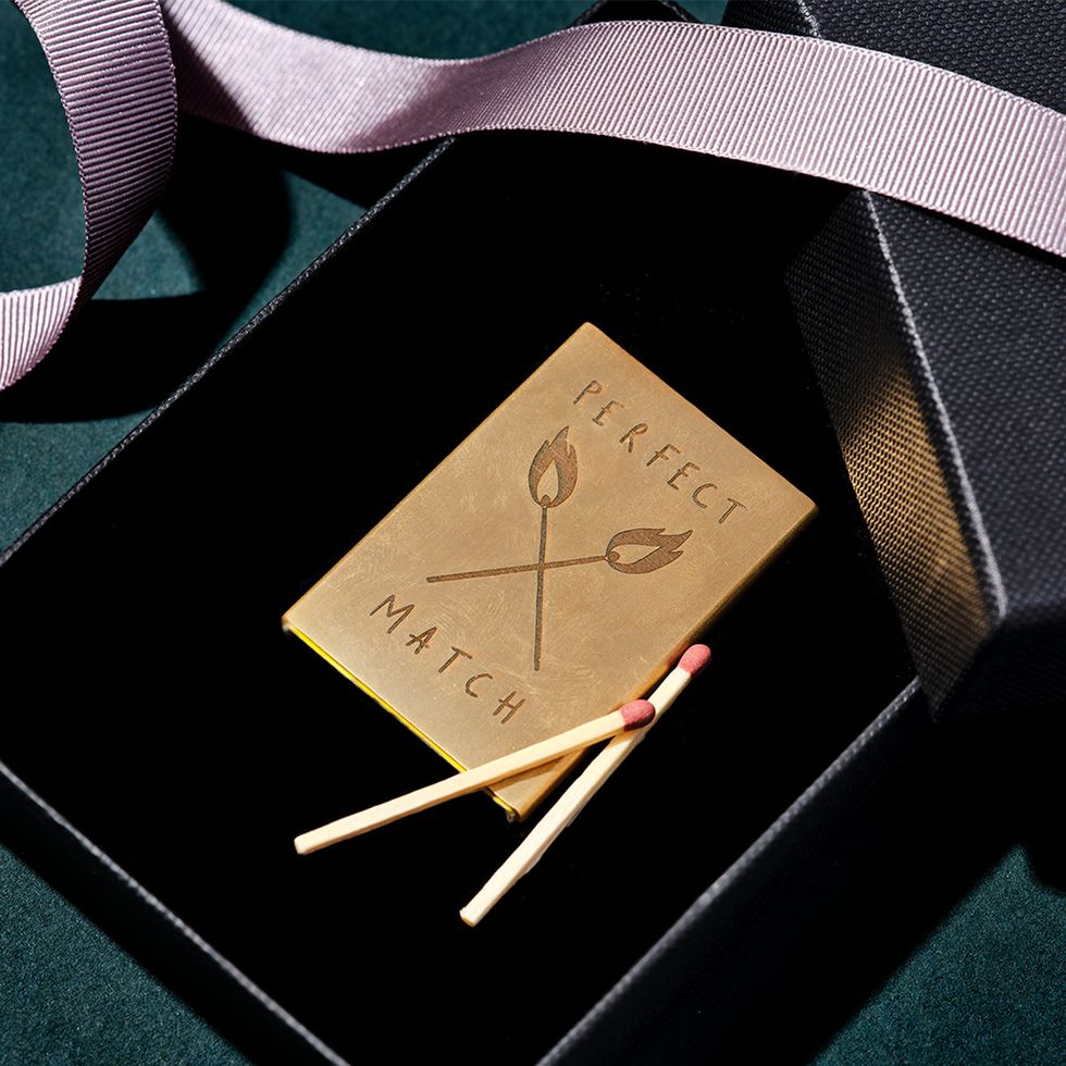Personalised Engraved Brass Match Box