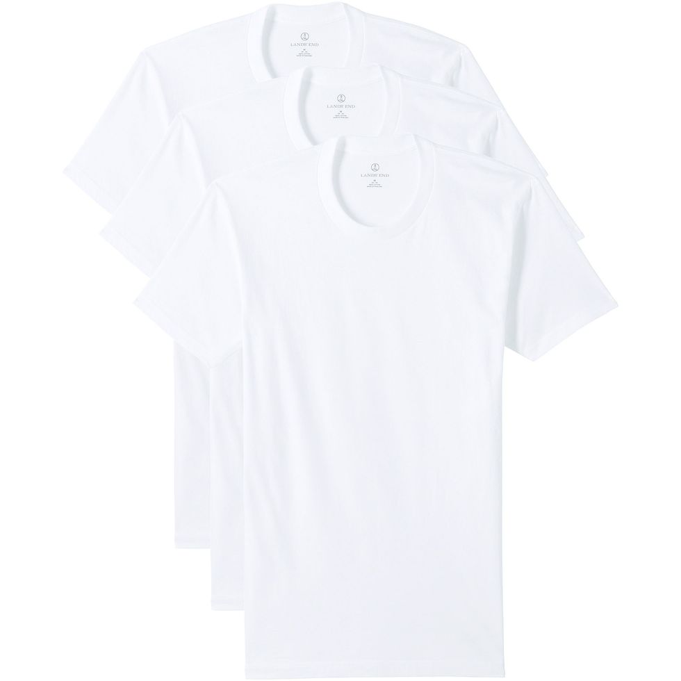 Hanes 10-Pack Men Tee T-Shirt ComfortSoft White Crewneck Undershirt Short  Sleeve