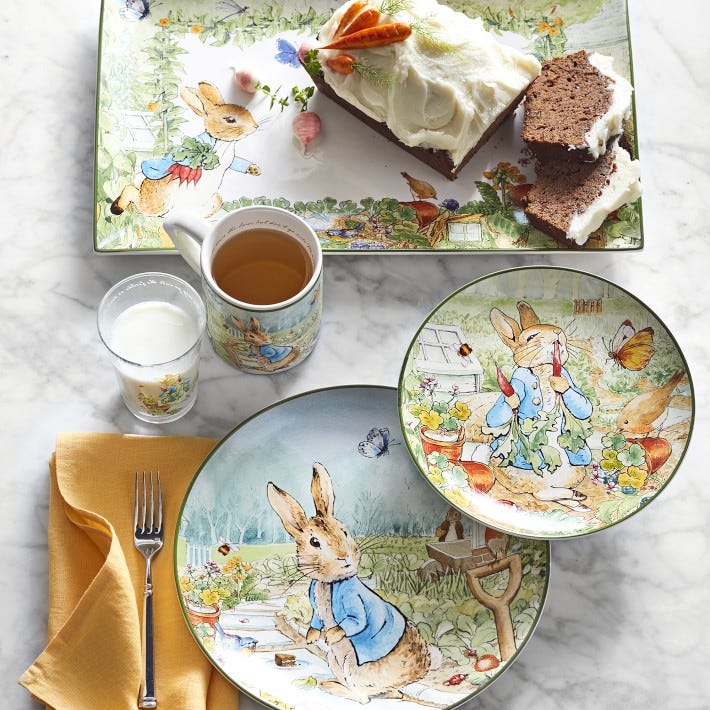 peter rabbit tableware collection peter rabbit tableware collection