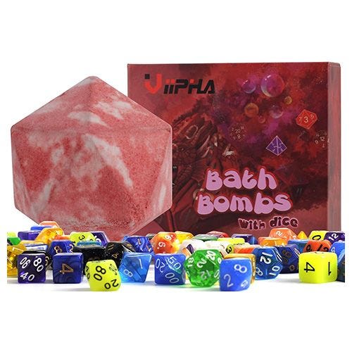 Bombes de bain D20 