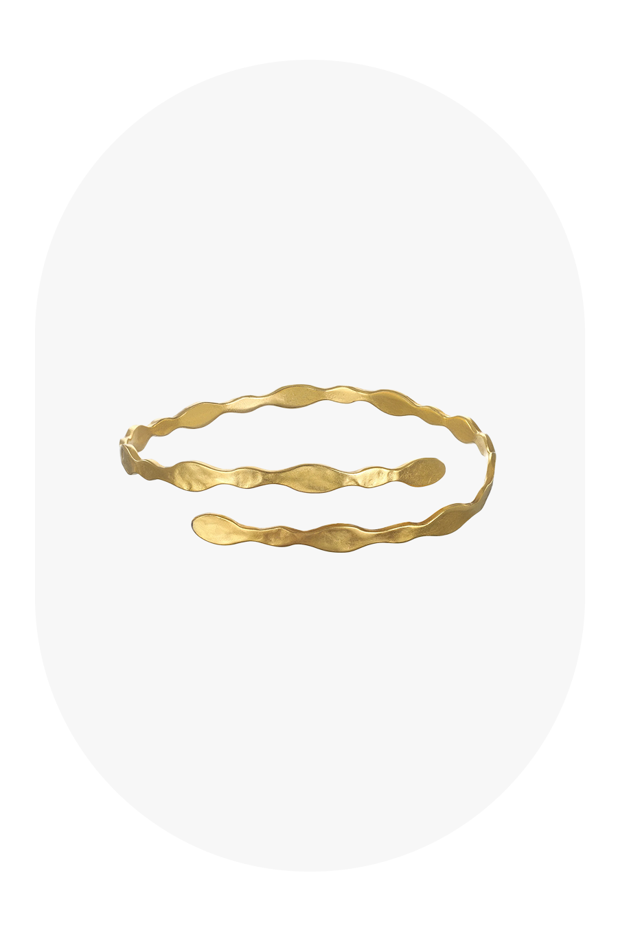 22K-gold-plated brass bracelet