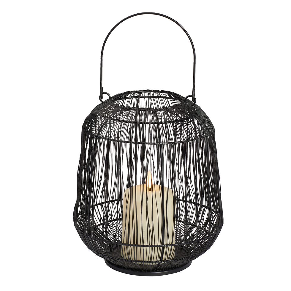 Farolillo decorativo con vela LED