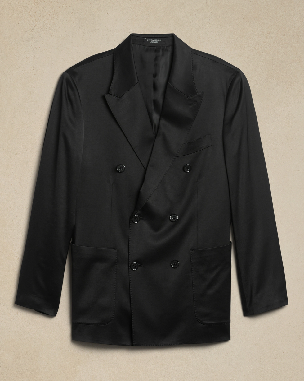 Reyes Satin Suit Jacket