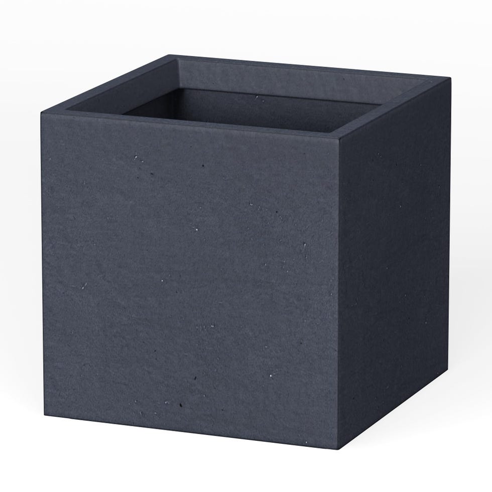 10-Inch Square Concrete Planter