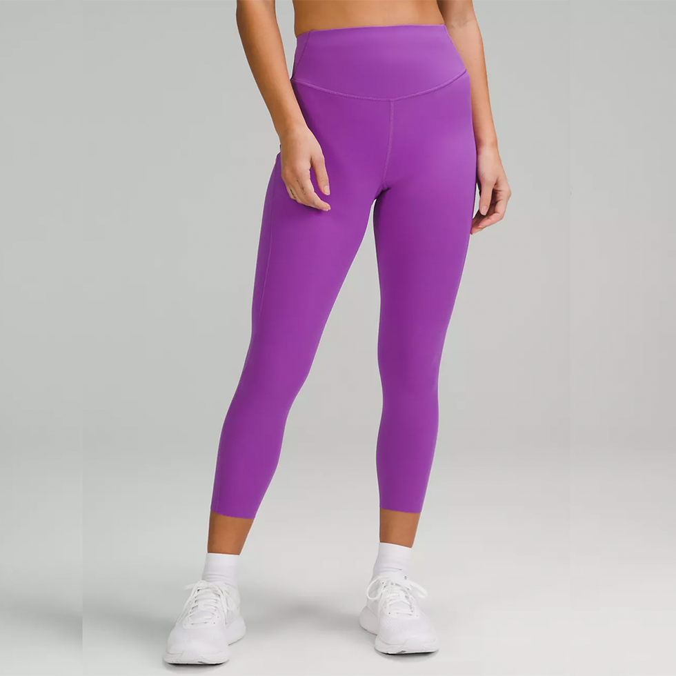 Lululemon Inspire Crop Women's 10 Purple Run Gym Yoga Leggings Pants :  r/gym_apparel_for_women