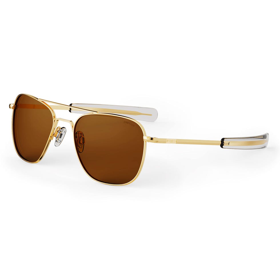 23K Gold Classic Aviator Sunglasses