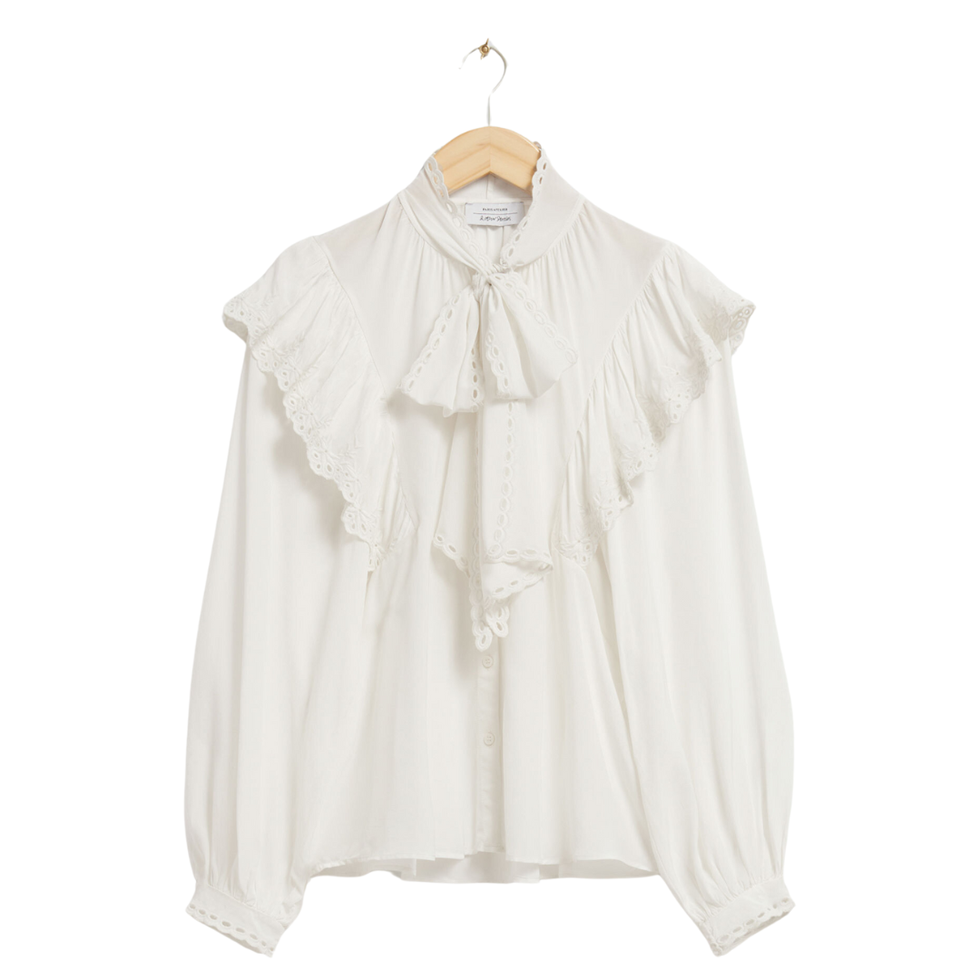 & Other Stories blouse met ruches