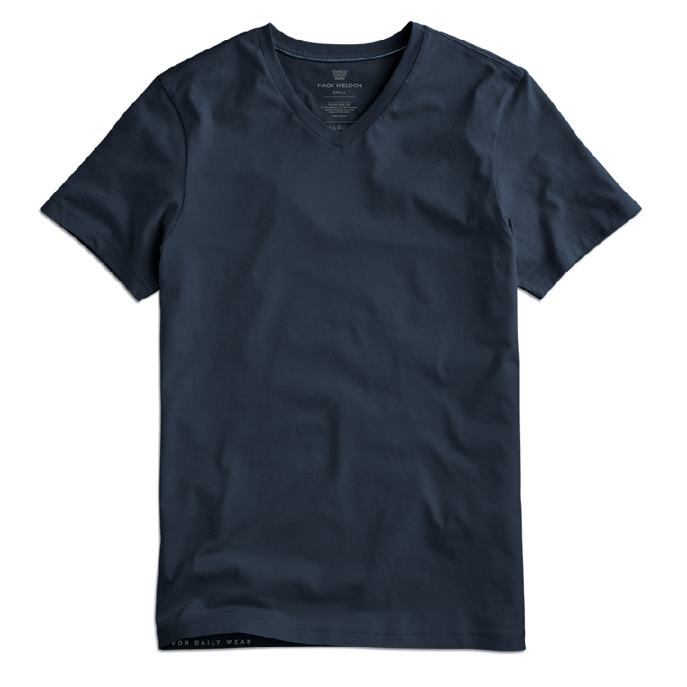 Classic Deep V Neck T Shirt for Men, Quick Dry and High Elastic