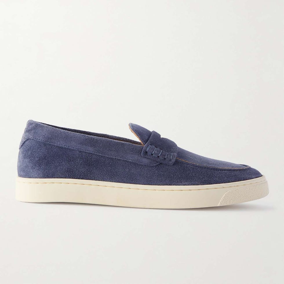 Suede Penny Loafers