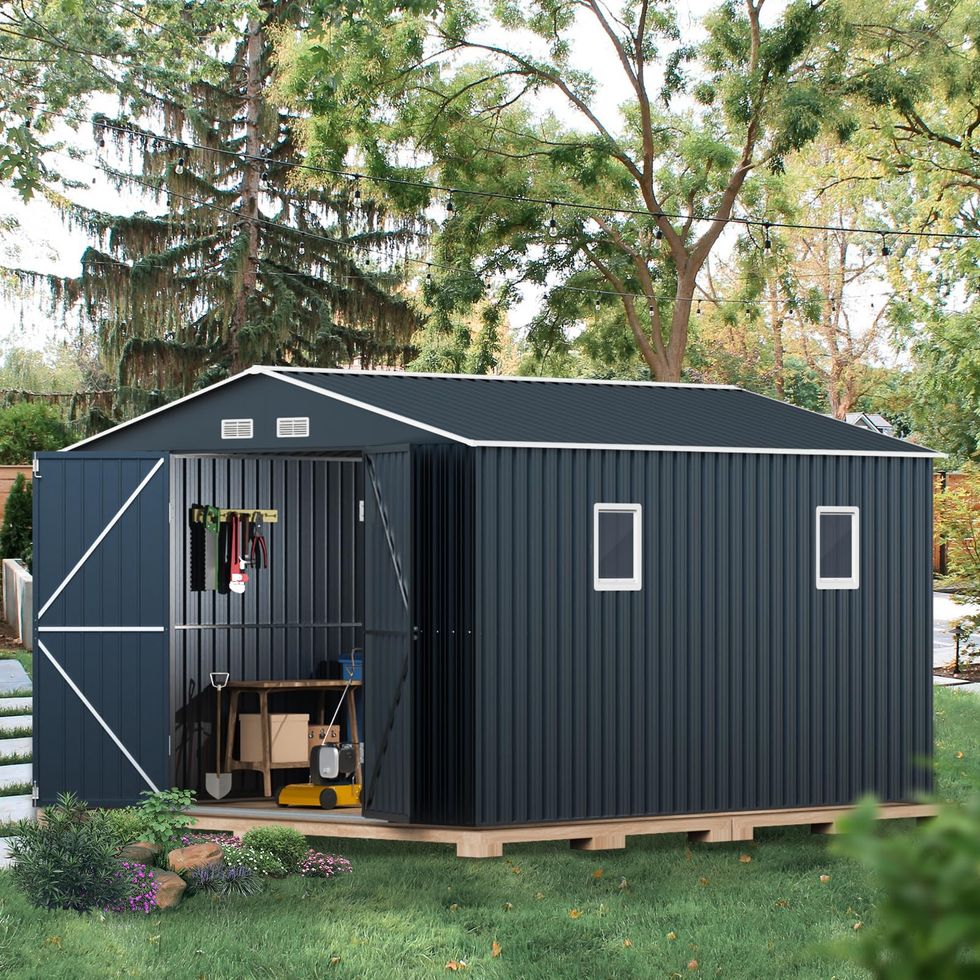 Outdoor Steel Storage Shed 